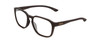 Profile View of Smith Optics Contour Designer Reading Eye Glasses in Matte Gravy Grey Unisex Square Full Rim Acetate 56 mm