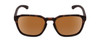 Front View of Smith Contour Unisex Square Sunglasses in Tortoise Gold/CP Polarized Brown 56 mm