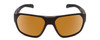 Front View of Smith Deckboss Unisex Sunglasses Gravy Grey/CP Polarized Bronze Mirror Gold 63mm