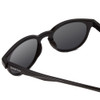 Close Up View of Smith Eastbank Unisex Round Designer Sunglasses Gloss Black/Polarized Gray 52 mm