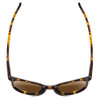 Top View of Smith Eastbank Round Sunglasses Tortoise Brown Gold/CP Polarized Gray Green 52mm