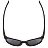 Top View of Smith Eastbank Core Unisex Round Sunglasses in Matte Black/Polarized Gray 52 mm