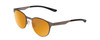 Profile View of Smith Eastbank Metal Sunglasses Brushed Gun/CP Polarized Bronze Mirror Gold 52mm