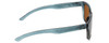 Side View of Smith Headliner Unisex Sunglass Crystal Stone Blue Green/CP Polarized Brown 55mm
