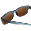Close Up View of Smith Headliner Unisex Sunglass Crystal Stone Blue Green/CP Polarized Brown 55mm