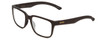 Profile View of Smith Optics Headliner Designer Reading Eye Glasses in Matte Gravy Grey Unisex Square Full Rim Acetate 55 mm