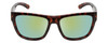 Front View of Smith Joya Ladies Sunglasses Tortoise Brown Gold/CP Polarized Green Mirror 56 mm