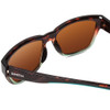 Close Up View of Smith Joya Sunglasses Tortoise Crystal Fade/CP Polarized Opal Blue Mirror 56 mm