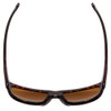 Top View of Smith Joya Ladies Square Sunglasses Tortoise Havana Gold/CP Polarized Brown 56mm