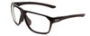 Profile View of Smith Optics Leadout PivLock Designer Single Vision Prescription Rx Eyeglasses in Gloss Black Unisex Square Full Rim Acetate 63 mm