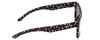 Side View of Smith Lowdown 2 Sunglasses Black Marble Tortoise/CP Polarized Purple Mirror 55mm