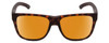 Front View of Smith Lowdown 2 Sunglasses Tortoise Brown/CP Polarized Bronze Mirror Gold 55 mm