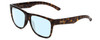 Profile View of Smith Optics Lowdown 2 Designer Progressive Lens Blue Light Blocking Eyeglasses in Vintage Tortoise Havana Brown Gold Unisex Classic Full Rim Acetate 55 mm