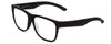 Profile View of Smith Lowdown 2 Core Unisex Classic Progressive Blue Light Glasses in Black 55mm