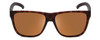 Front View of Smith Lowdown Xl 2 Unisex Classic Sunglass Tortoise Gold/CP Polarized Brown 60mm