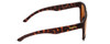 Side View of Smith Lowdown Xl 2 Unisex Classic Sunglass Tortoise Gold/CP Polarized Brown 60mm