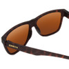 Close Up View of Smith Lowdown Xl 2 Unisex Classic Sunglass Tortoise Gold/CP Polarized Brown 60mm