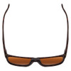 Top View of Smith Lowdown Xl 2 Unisex Classic Sunglass Tortoise Gold/CP Polarized Brown 60mm