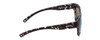 Side View of Smith Rockaway Ladies Cateye Sunglasses Tortoise/CP Polarized Blue Mirror 52 mm