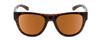 Front View of Smith Rockaway Ladies Cateye Sunglasses in Tortoise Gold/CP Polarized Brown 52mm
