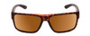 Front View of Smith Soundtrack Unisex Rectangle Sunglasses in Tortoise/CP Polarized Brown 61mm