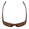 Top View of Smith Soundtrack Unisex Rectangle Sunglasses in Tortoise/CP Polarized Brown 61mm