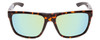 Front View of Smith Barra Classic Sunglasses in Tortoise/CP Glass Polarized Green Mirror 59 mm