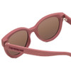 Close Up View of Havaianas NORONHA/S Ladies Cateye Sunglasses Matte Purple/Pink Layer Mirror 47mm