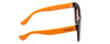 Side View of Havaianas NORONHA/M Ladies Cateye Sunglasses in Brown Orange/Amber Gradient 52mm