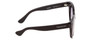 Side View of Havaianas NORONHA/M Women Cateye Sunglasses Gloss Black/Smoke Grey Gradient 52mm