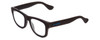 Profile View of Havaianas PARATY/M Designer Reading Eye Glasses in Matte Black Unisex Classic Full Rim Acetate 50 mm