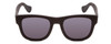 Front View of Havaianas PARATY/M Unisex Classic Designer Sunglasses in Matte Black & Grey 50mm