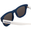 Close Up View of Havaianas PARATY/M Unisex Classic Sunglasses Blue White & Green Multi-Layer 50mm
