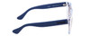 Side View of Havaiana PARATY/L Classic Sunglasses Crystal Clear Blue/Smoke Grey Gradient 52mm
