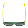 Havaianas RIO/M Retro Sunglasses in Matte Green Yellow/Smoke Grey Gradient 54 mm