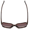 Top View of Smith Flare Women Sunglasses Vintage Tortoise Gold/Polarized Brown Gradient 57mm