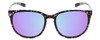 Front View of Smith Lake Shasta Sunglasses Black Marble/CP Polarized Violet Purple Mirror 56mm