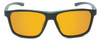 Front View of Smith Pinpoint Sunglasses in Spruce Green/ChromaPop Polarized Bronze Mirror 59mm