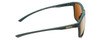 Side View of Smith Pinpoint Sunglasses in Spruce Green/ChromaPop Polarized Bronze Mirror 59mm