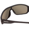 Smith Spinner Wrap Shield Sunglasses Black/ChromaPop Polarized Gray Green 134 mm