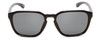Front View of Smith Optics Contour Unisex Square Designer Sunglasses Black/Polarized Gray 56mm