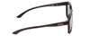 Side View of Smith Optics Contour Unisex Square Designer Sunglasses Black/Polarized Gray 56mm