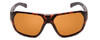Front View of Smith Deckboss Unisex Sunglasses in Tortoise Gold/ChromaPop Polarized Brown 63mm