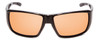 Front View of Smith Guide Choice Unisex Sunglasses Black/Polarchromic Copper Mirror Brown 62mm