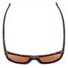 Top View of Smith Joya Ladies Sunglasses Tortoise Gold/ChromaPop Glass Polarized Brown 56 mm