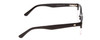 Side View of Ernest Hemingway H4606 Designer Blue Light Blocking Eyeglasses in Shiny Black Clear 2 Tone Unisex Cateye Full Rim Acetate 51 mm