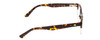Side View of Ernest Hemingway H4606 Designer Blue Light Blocking Eyeglasses in Tortoise Havana Brown Clear 2 Tone Unisex Cateye Full Rim Acetate 51 mm