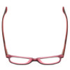 Top View of Ernest Hemingway H4617-48mm Cateye Eyeglasses in Matte Black Crystal Pink Silver