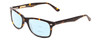 Profile View of Ernest Hemingway H4630 Designer Progressive Lens Blue Light Blocking Eyeglasses in Tortoise Havana Brown Gold Unisex Cateye Full Rim Acetate 53 mm
