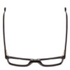 Top View of Ernest Hemingway 4665 Unisex Cateye Acetate Designer Eyeglasses Gloss Black 53mm
